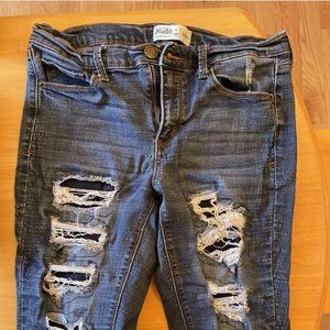 Mudd Flz Stretch Ripped Jeans Size 9